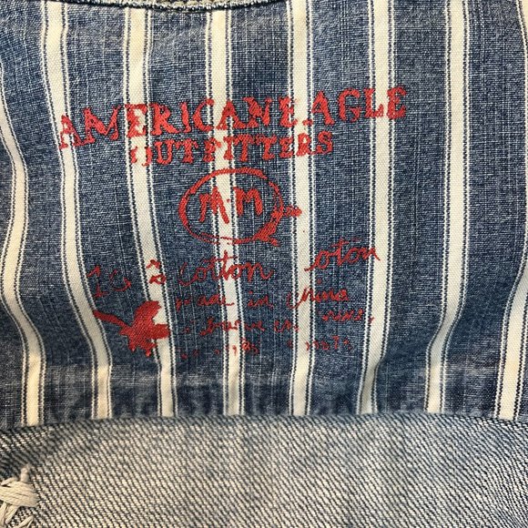 Custom Embroidery American Eagle Denim Jacket - Picture 6 of 6